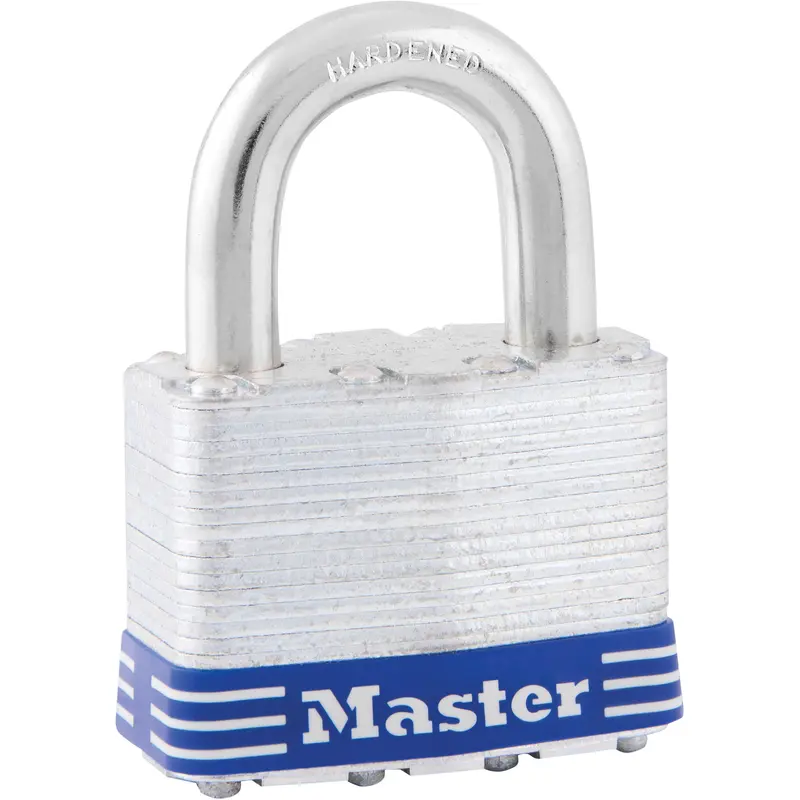 Commercial Padlock, Keyed Different, Laminated Steel, 2" Width 1