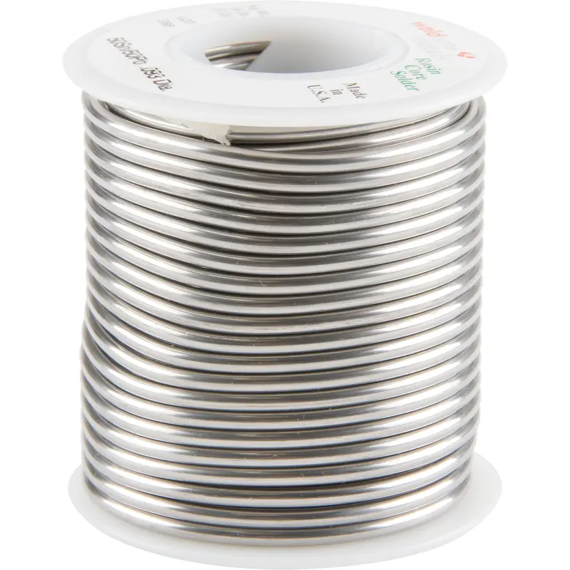 Common Solder, Lead-Based, 50% Tin 50% Lead, Rosin Core, 0.09375" Dia. 1