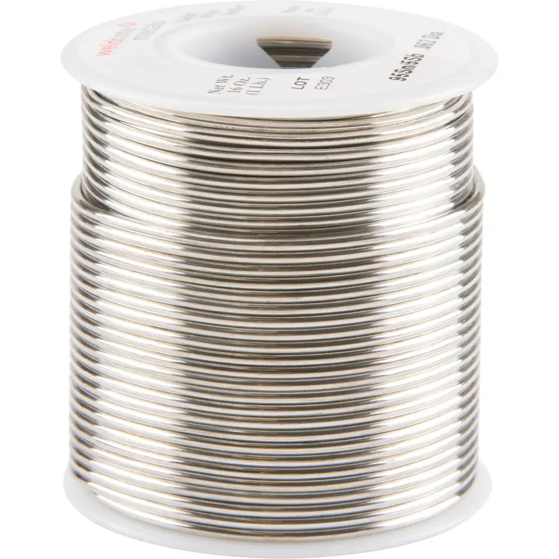 Common Solder, Lead-Free, 95% Tin 5% Antimony, Solid Core, 0.0625" Dia. 1
