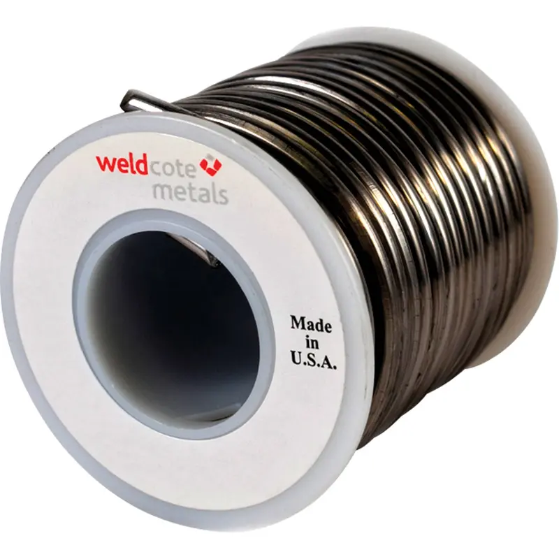 Common Solder, Lead-Free, 95% Tin 5% Antimony, Solid Core, 0.09375" Dia. 1
