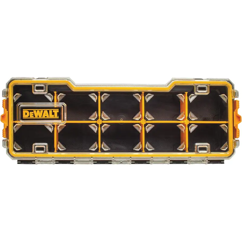 Compartment Pro Organizer, 6-5/8" W X 17-5/8" D X 2-7/8" H, Black/Yellow 1