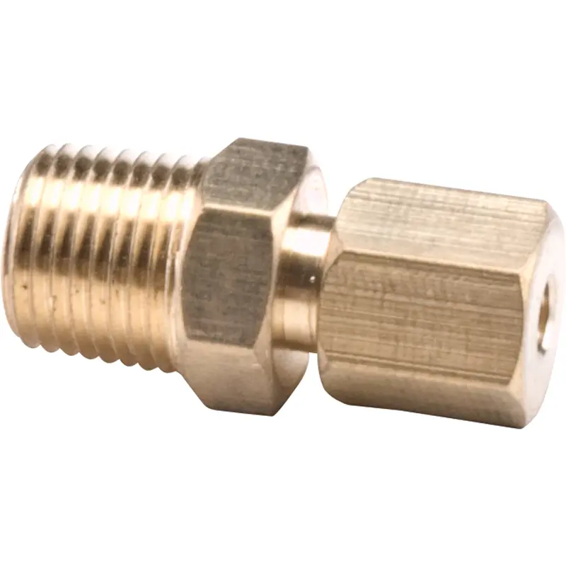 Compression Connectors - Tube To Male Pipe, 1/4" X 1/8" 1