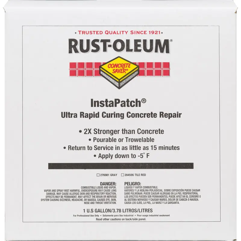 Concrete Saver® Instapatch® Concrete Repair, Grey 1