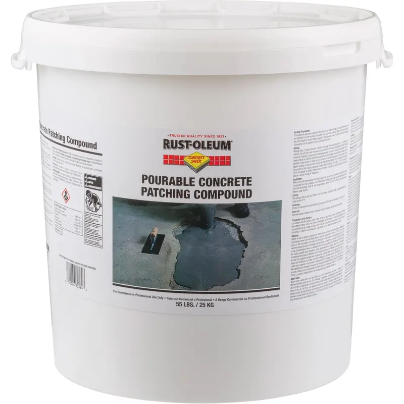 Concrete Saver® Pourable Concrete Patching Compound, Kit, Grey 1