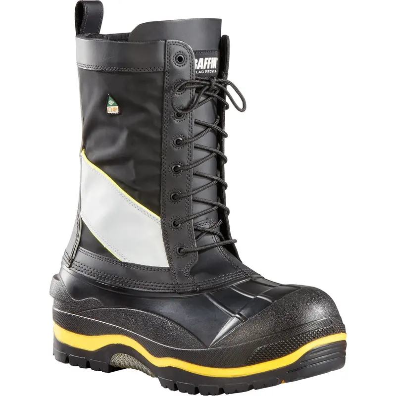 Constructor Safety Boots, Leather, Steel Toe, Size 10 1