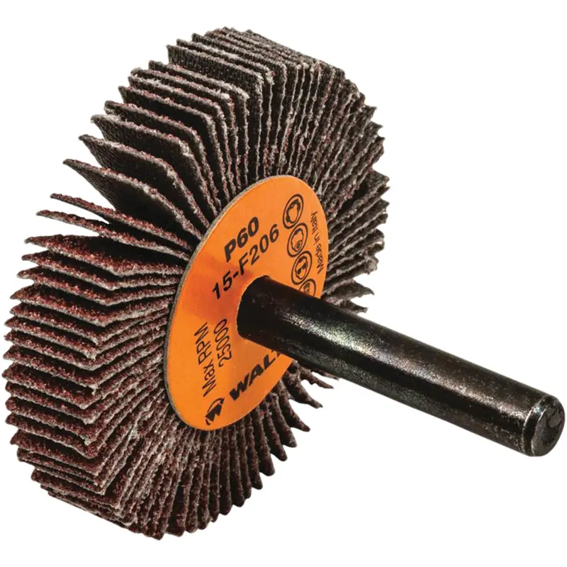Coolcut™ Flap Wheel, Aluminum Oxide, 60 Grit, 2" X 3/8" X 1/4" 1