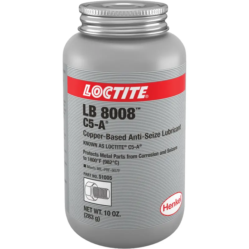 Copper Based Anti-Seize Lubricant, 10 Oz., Brush Top Can, 1800°F (982°C) Max Temp. 1