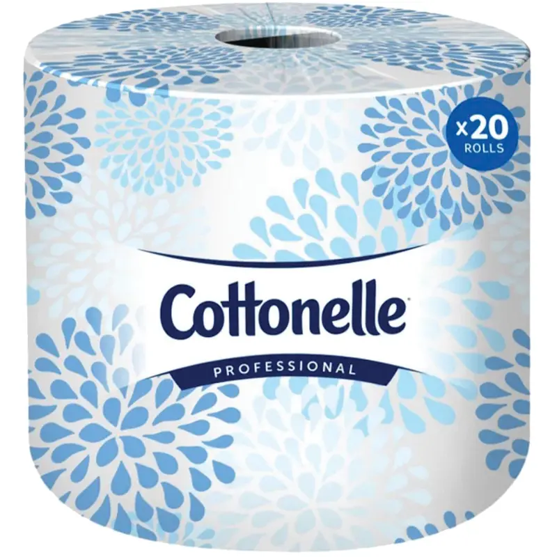 Cottonelle® Professional Toilet Paper, 2 Ply, 451 Sheets/Roll, White 1