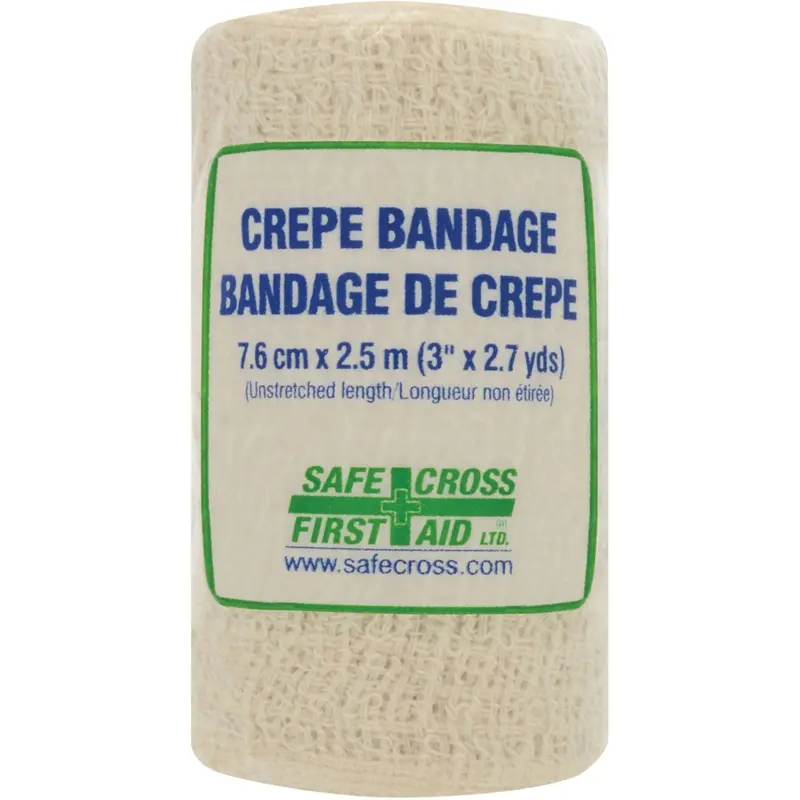Crepe Roller Bandage, 97-1/5" L X 3" W, Class 1 1