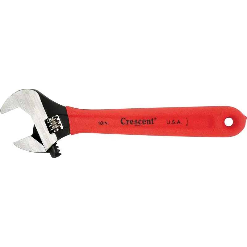 Crescent Adjustable Wrenches, 8" L, 1-1/8" Max Width, Black 1