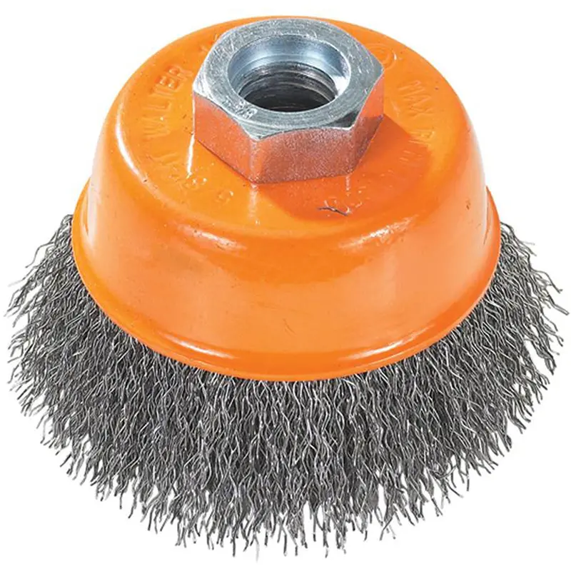Crimped Wire Cup Brush With Ring 1