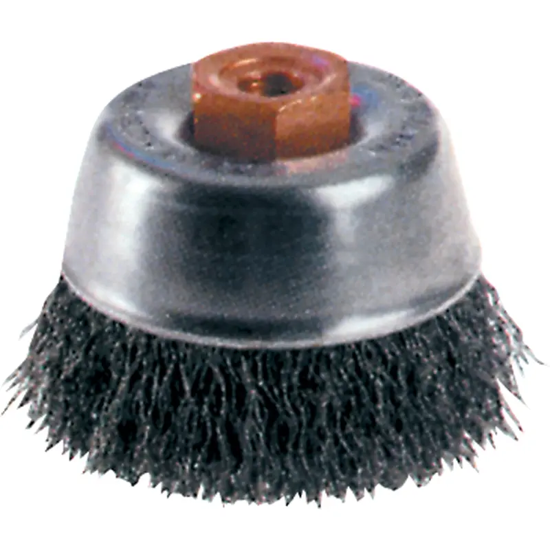 Crimped Wire Cup Brushes - High Speed Small Grinder 1