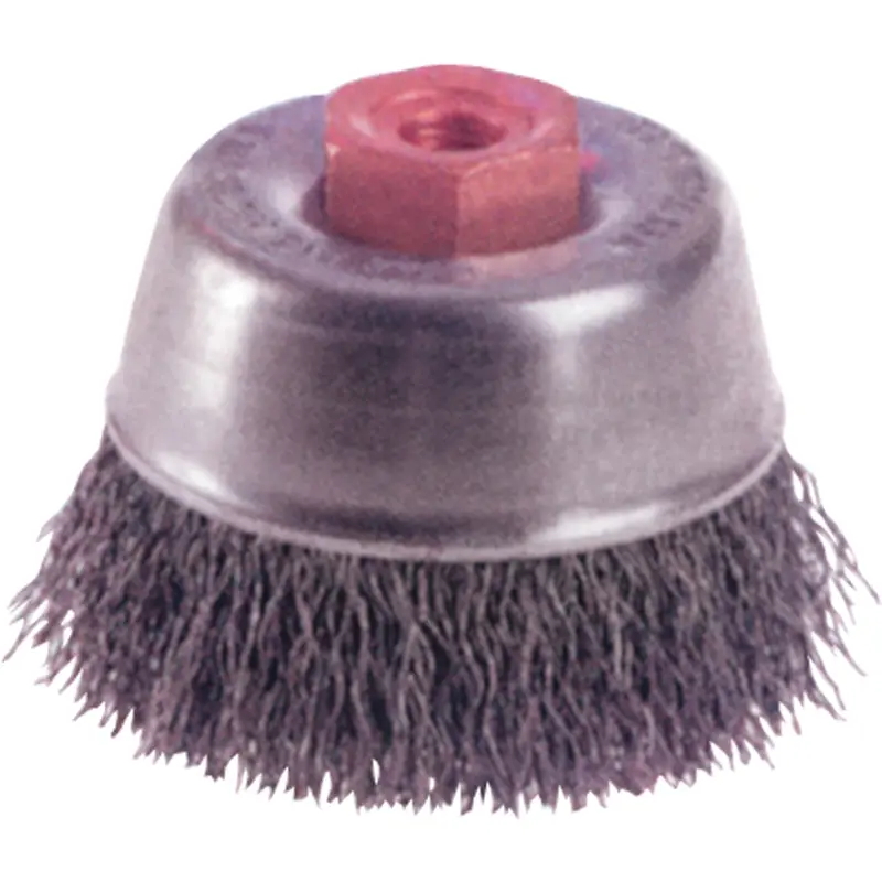 Crimped Wire Cup Brushes - High Speed Small Grinder 1