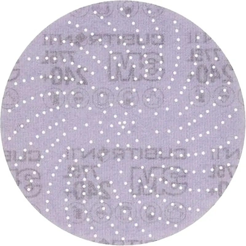 Cubitron™ Ii Hookit™ Clean Sanding Film Disc 775L, 5" Dia., 240+ Grit, Ceramic, 3 Mils 1