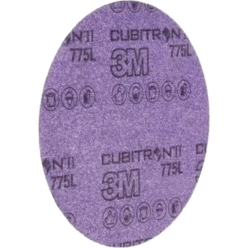 Cubitron™ Ii Hookit™ Clean Sanding Film Disc 775L, 5" Dia., 240+ Grit, Ceramic, 3 Mils 1