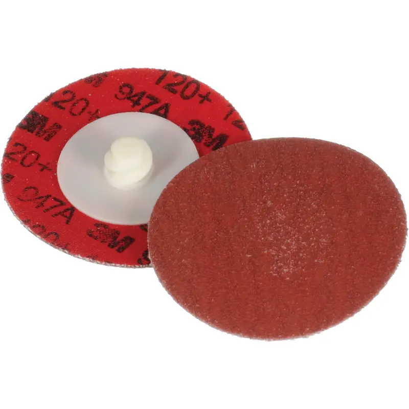 Cubitron™ Ii Roloc™ Durable Edge Disc 947A, 2" Dia., 120+ Grit, Ceramic 1
