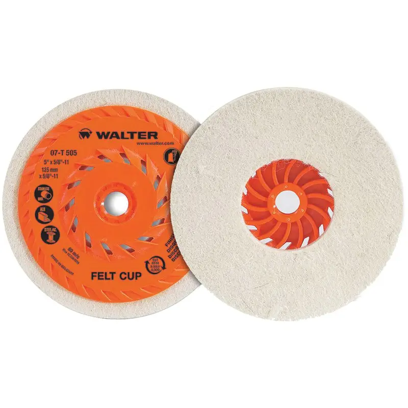 Cup Polishing Disc, 5" Dia. 1