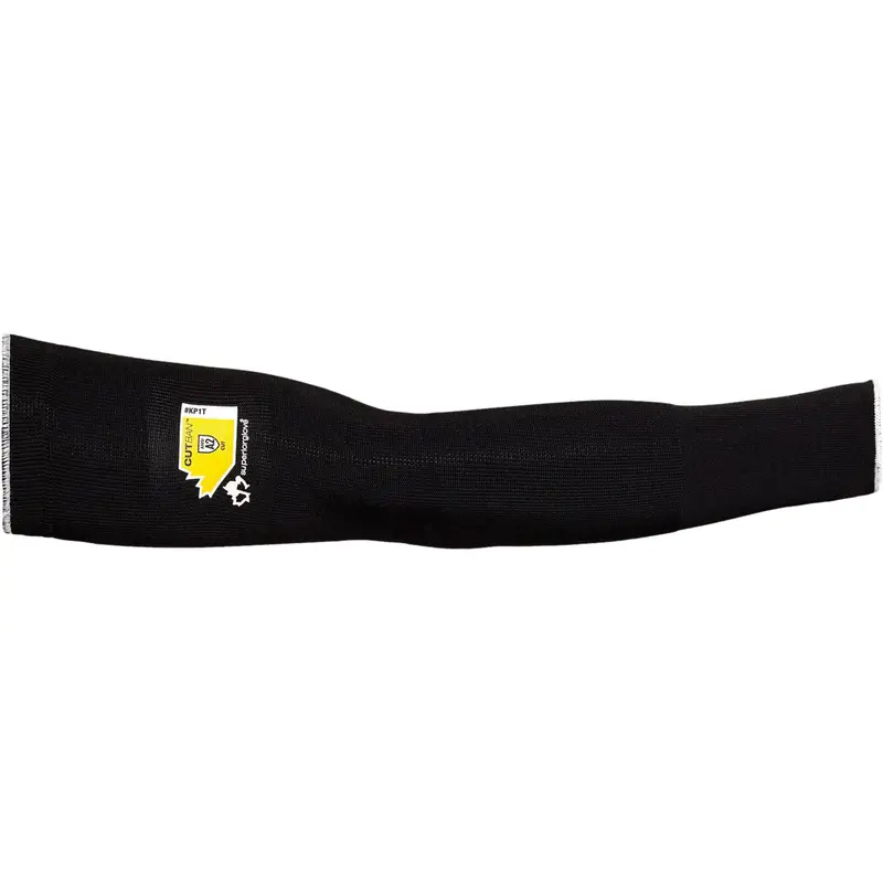 Cutban™ Cut-Resistant Sleeve With Thumbhole, Polyester, 18", Ansi/Isea 105 Level 2, Black 1