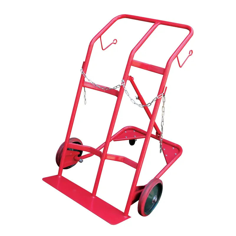 Cylinder Cart, Mold-On Rubber Wheels, 25-1/2"W X 7"L Base, 350 Lbs. 1