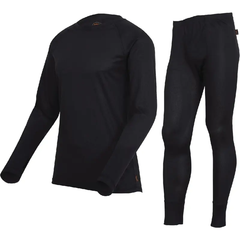 D2200a Premium Quick-Dry & Moisture-Wicking Underwear Set, Men's, Large, Black 1