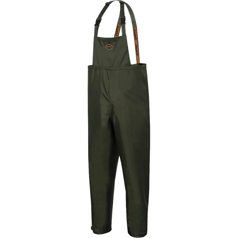 D8120p Nailhead Ripstop Tree Planter Bib Pants, X-Large, Polyester/Pvc, Green 1