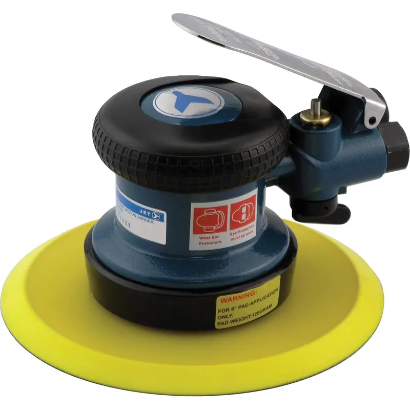 Da63nv Heavy-Duty Dual-Action Non-Vac Random Orbital Sander, 6" Dia., 1/4" Npt Inlet, 10000 Rpm 1