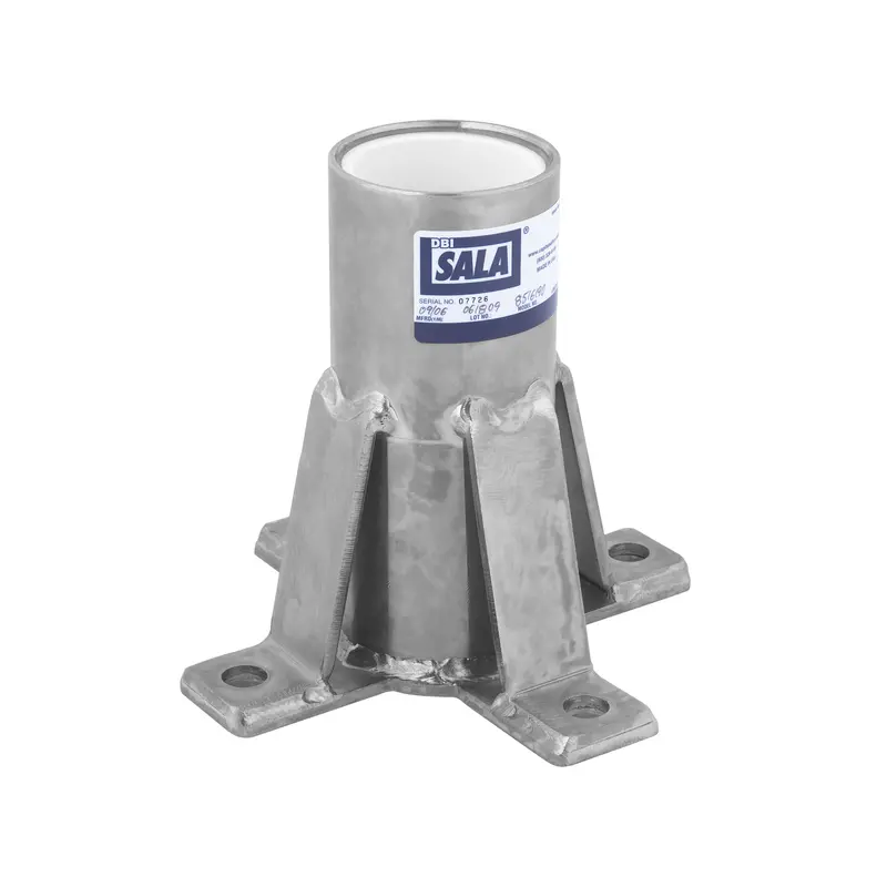 Dbi-Sala® Advanced™ Floor-Mount Sleeve Davit Base 1