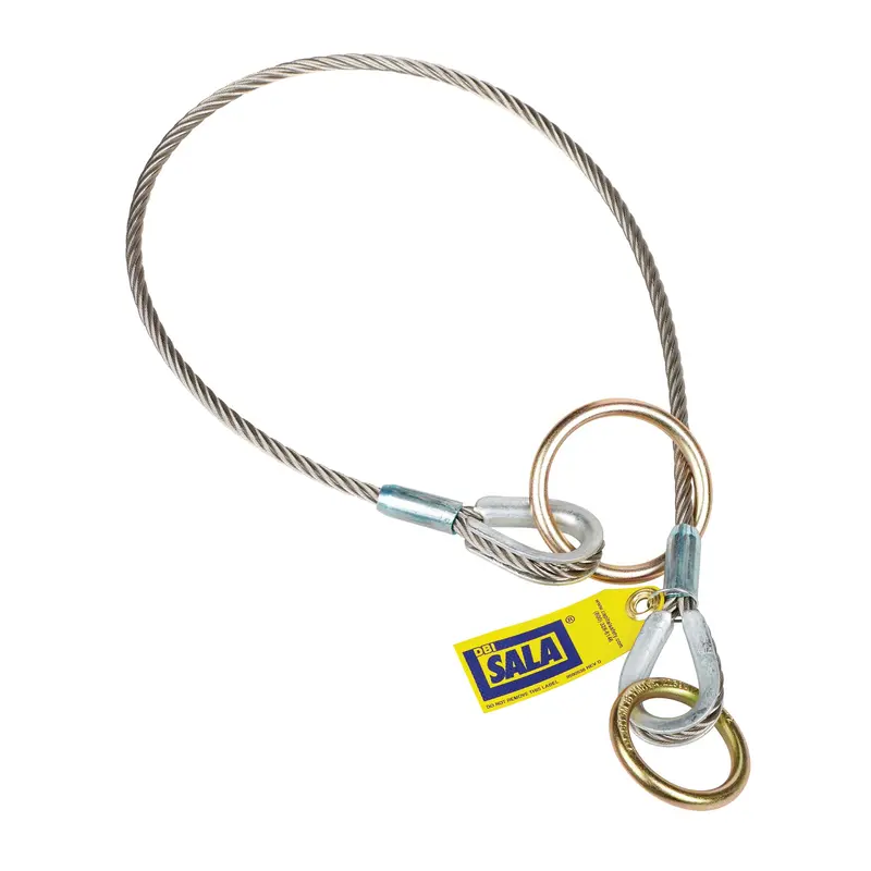 Dbi-Sala® Cable Tie-Off Adaptor, Tie-Off, Permanent Use 1