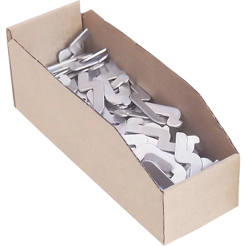 Deep Corrugated Parts Bins, 1-7/8" W X 17-1/8" D X 4-1/2" H, Beige 1