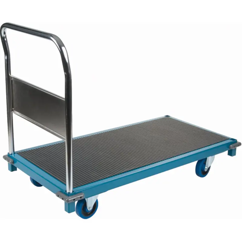 Deluxe Commercial Platform Truck, 48" L X 24" W, 1000 Lbs. Capacity, Rubber Casters 1