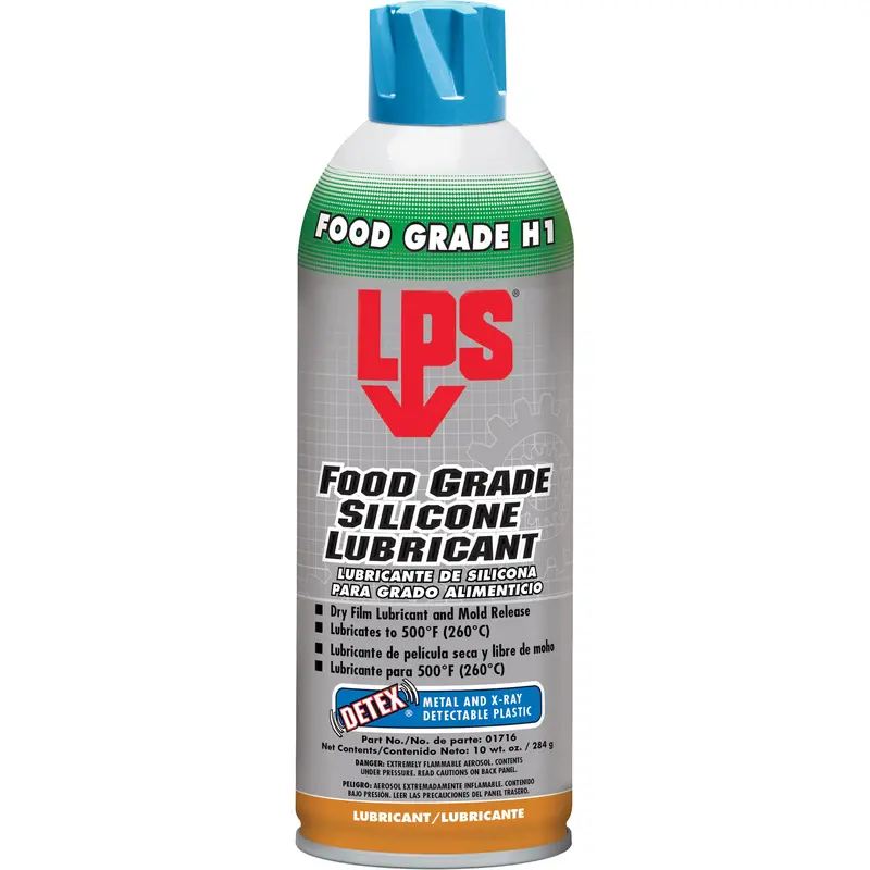 Detex® Food Grade Silicone Lubricant, Aerosol Can 1