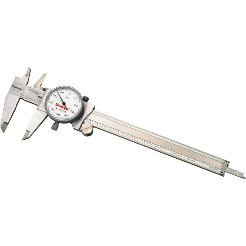 Dial Calipers, 0.1" Resolution, 12" Range 1