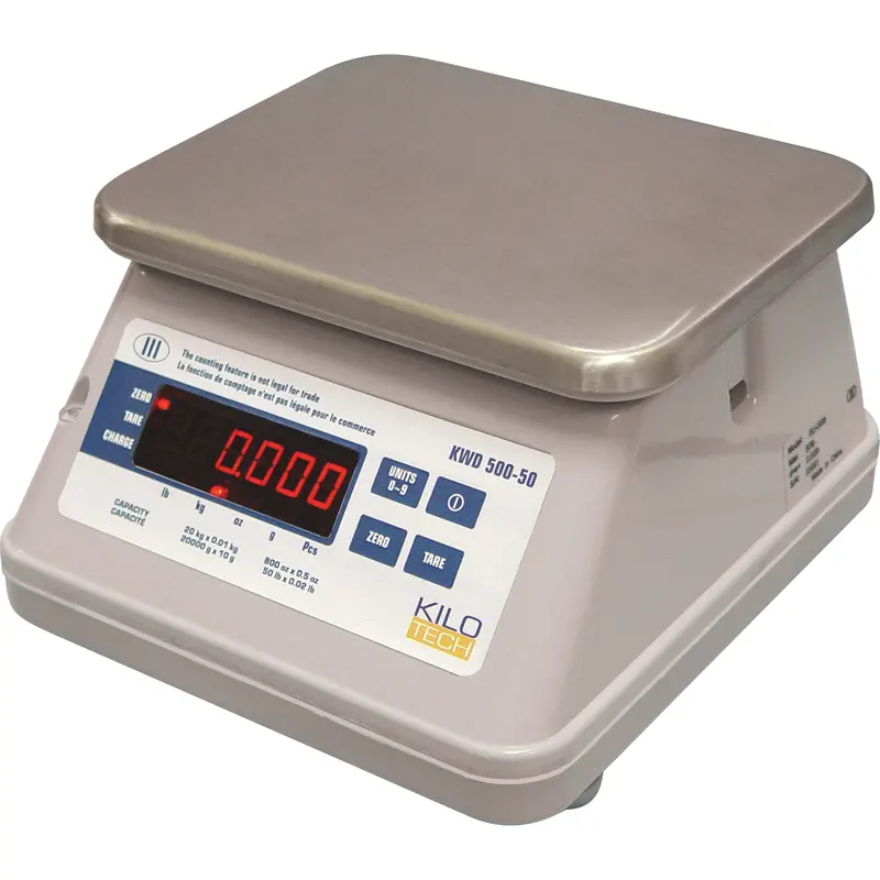 Digital Bench Top Scale With Dual Display, 44 Lbs. / 20 Kg Cap., 0.02 Lbs./0.01 Kg Graduations 1