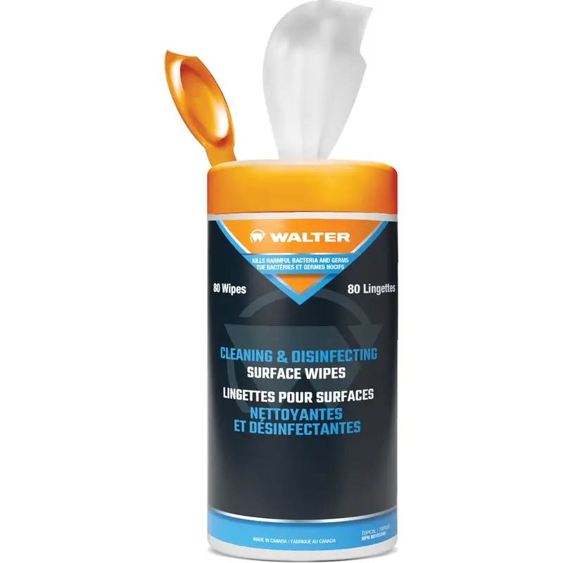 Disinfectant Cleaner Degreaser Surface Wipes, 12" X 5.5", 80 Count 1