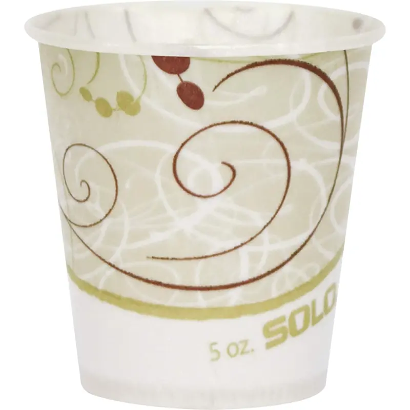 Disposable Cup, Paper, 5 Oz., Brown 1