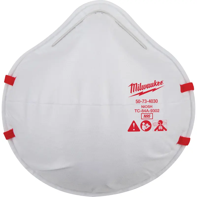 Disposable Respirator, N95, Niosh Certified, One Size 1