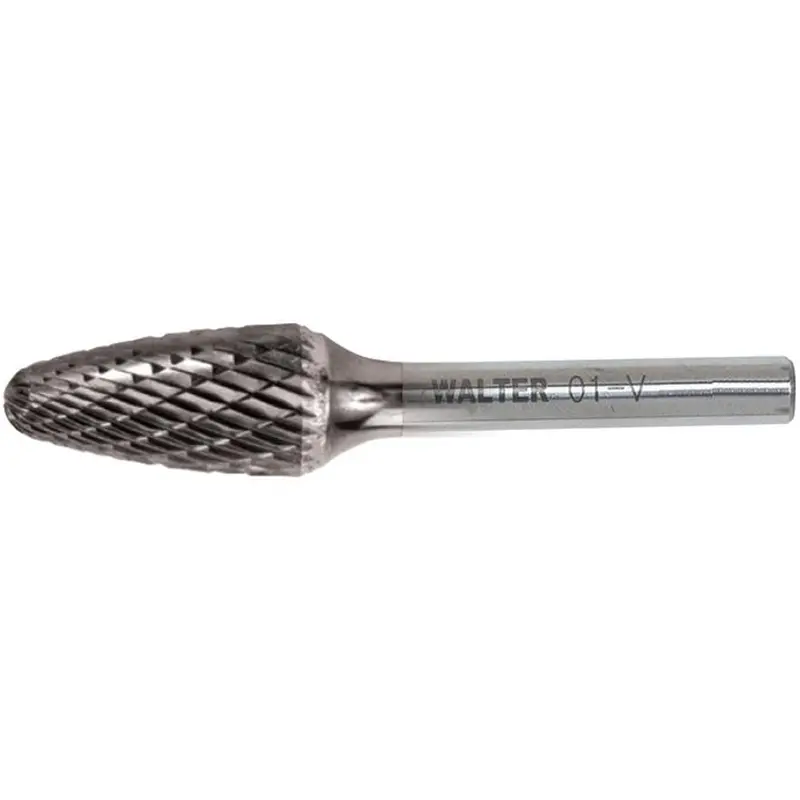 Double Cut Tree Carbide Burr, 1/2" Dia., 1" Depth Of Cut 1