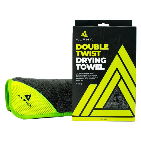 Double Twist Microfibre Drying Towel 600Gsm 70 X 90Cm 1