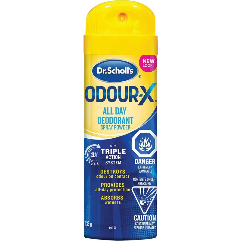 Dr. Scholl's® Odour Destroyers® All-Day Foot Deodorant Spray Powder 1