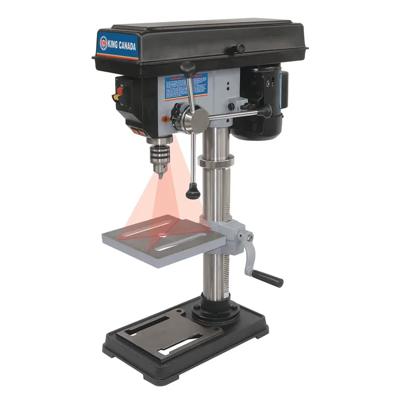 Drill Presses With Laser, 10", 1/2" Chuck, 3050 Rpm 1