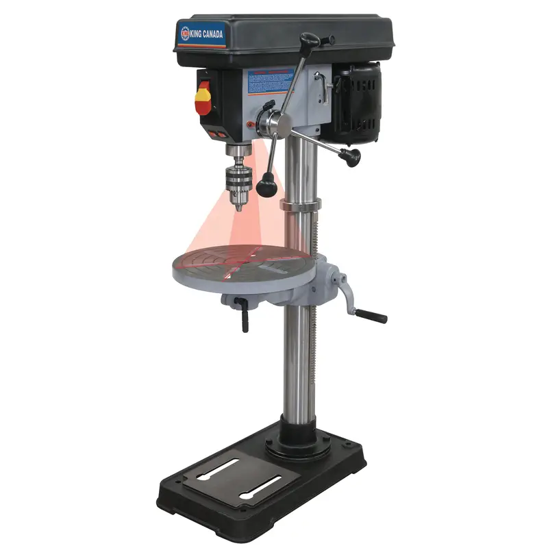 Drill Presses With Laser, 13", 5/8" Chuck, 3670 Rpm 1
