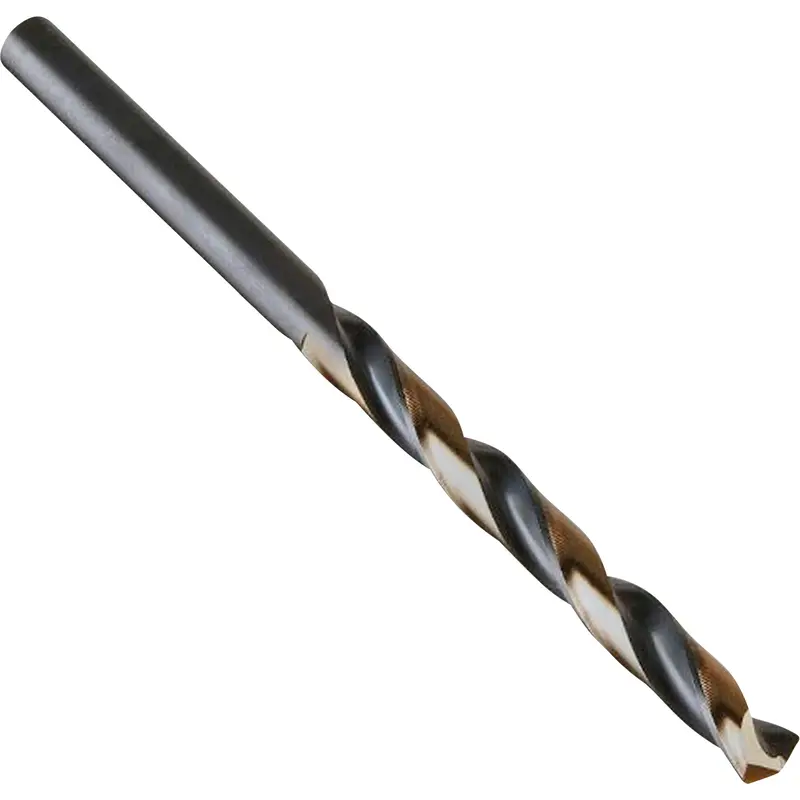 Drillco® Nitro Heavy-Duty Jobber Drill Bit, High Speed Steel, 1/2", 6" L, 4-1/2" Flute, 135° Point Angle 1