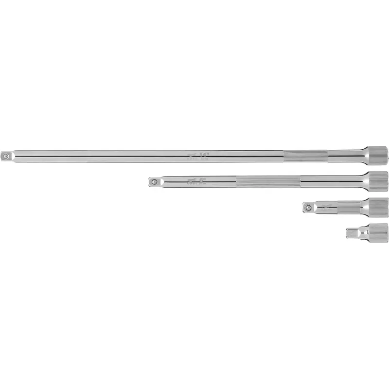 Drive Extension Set, 3/8" Drive, Chrome Finish, 4 Pcs 1