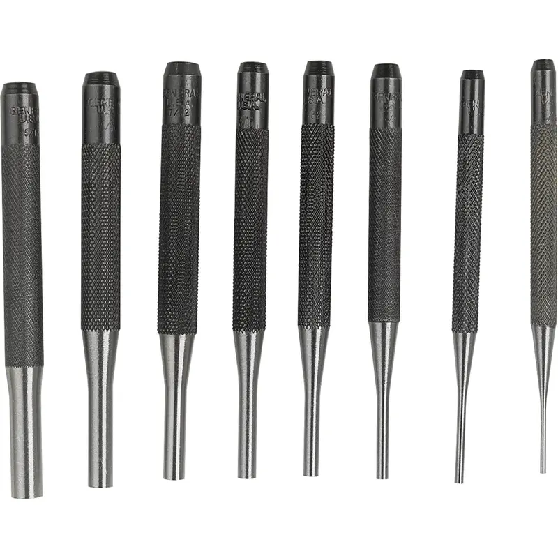 Drive Pin Punches, 8 Pieces 1
