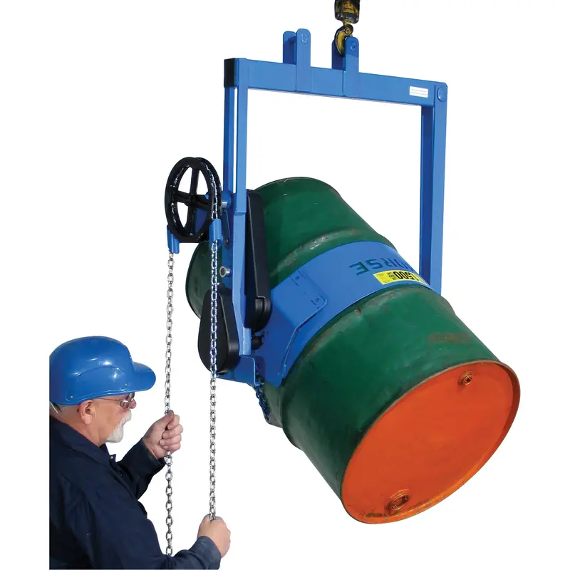 Drum Lifters - Geared Tilted, 55 Us Gal. (45 Imperial Gal.) Drum Size, 800 Lbs./363 Kg. Cap. 1