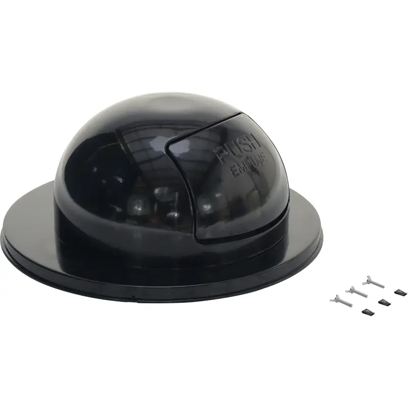 Drum Waste Disposal Top, Dome Lid, Metal, Fits Container Size: 23-1/2" Dia. 1