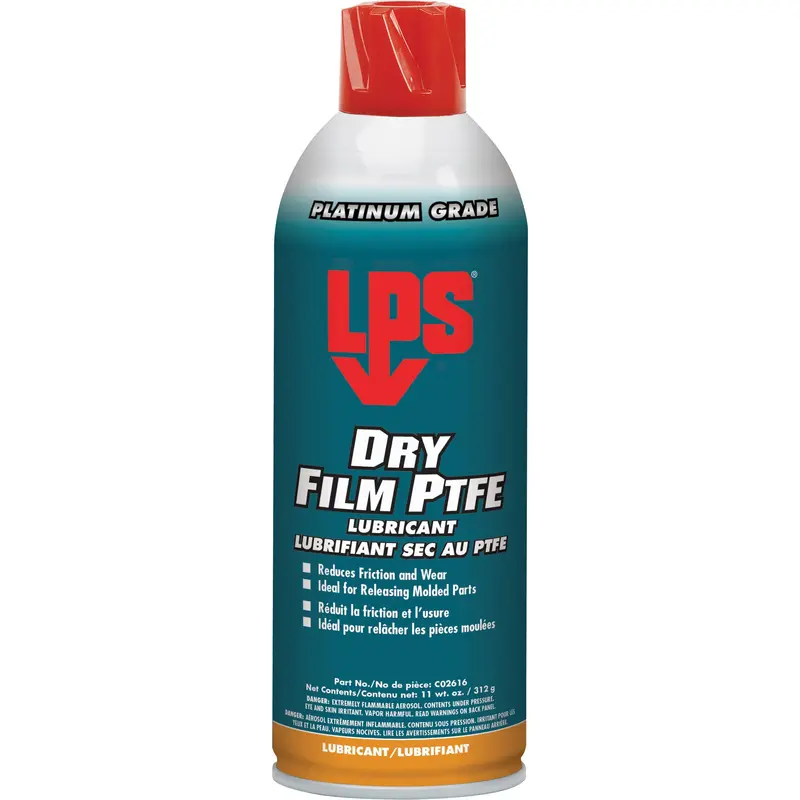 Dry Film Ptfe Lubricant, Aerosol Can, 16 Oz. 1