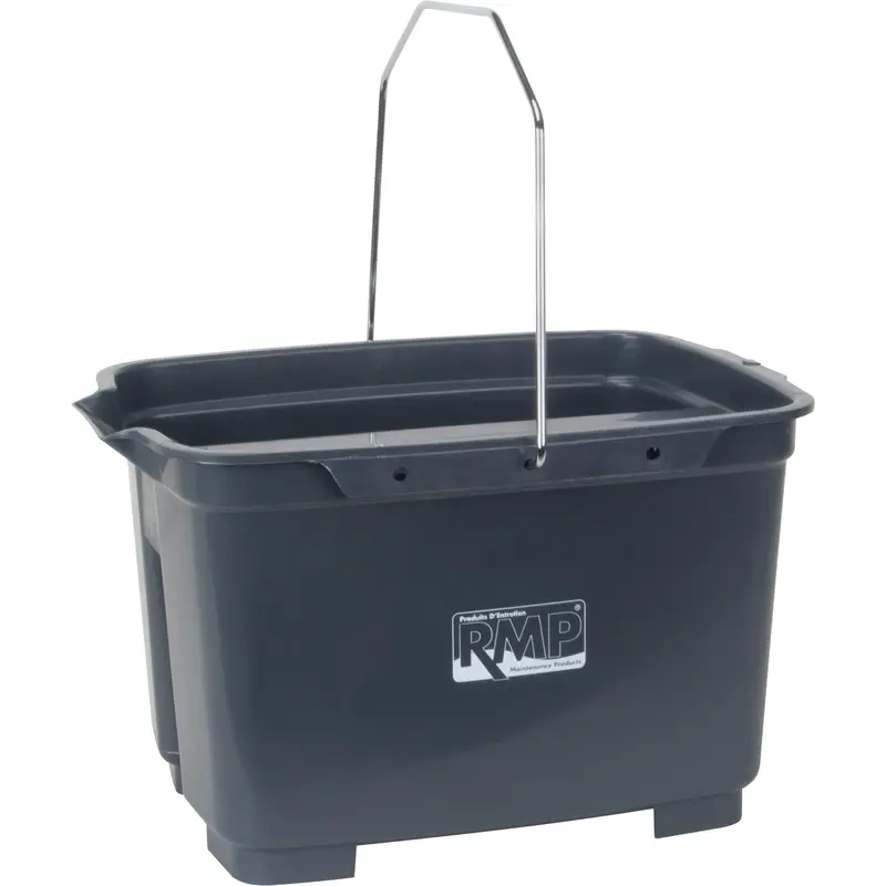 Dual Compartment Bucket, 4.75 Us Gal. (19 Qt.) Capacity, Grey 1