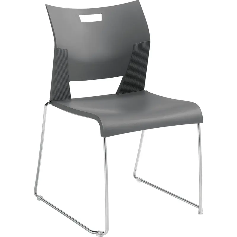 Duet™ Armless Training Chair, Plastic, 33-1/4" High, 350 Lbs. Capacity, Grey 1