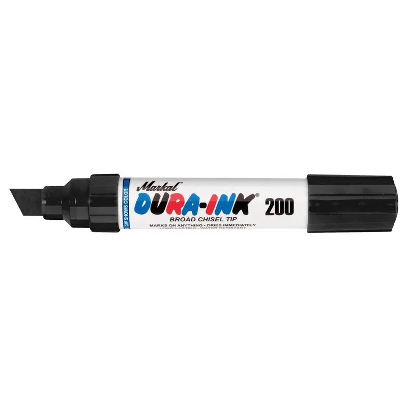 Dura-Ink® - #200 Marker, Chisel, Black 1